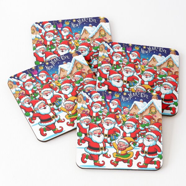 Item preview, Festive Elves on New Year's Eve - New Year Celebration designed and sold by ArtQueen777.