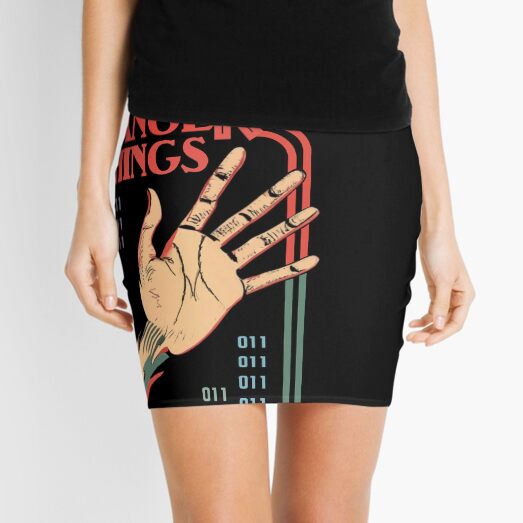 Item preview, STRANGER THINGS, Eleven, 11, 011 (black background) designed and sold by bekksa.