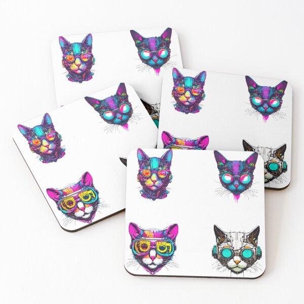 Item preview, Neon Neko: Cyberpunk Cat Elegance Collection 2 designed and sold by Tom-Johnson.