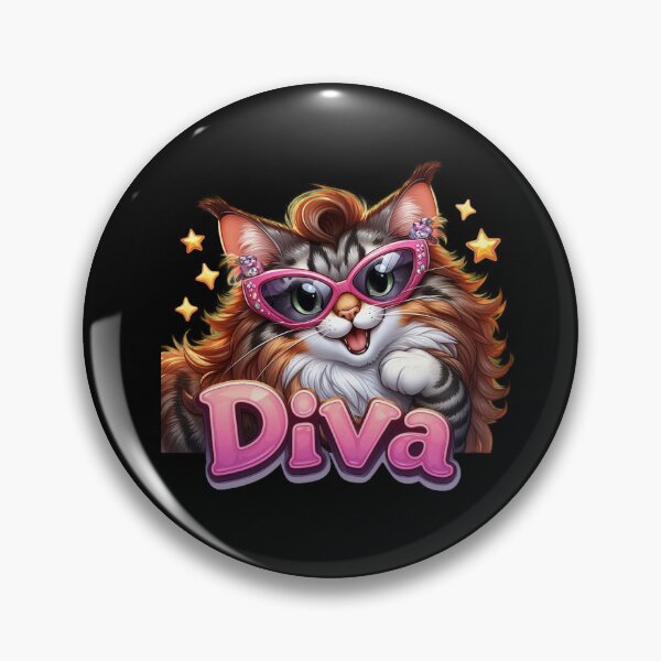 Item preview, Diva Glitzy Cat with Pink Sunglasses Design designed and sold by bonnieleigh6902.