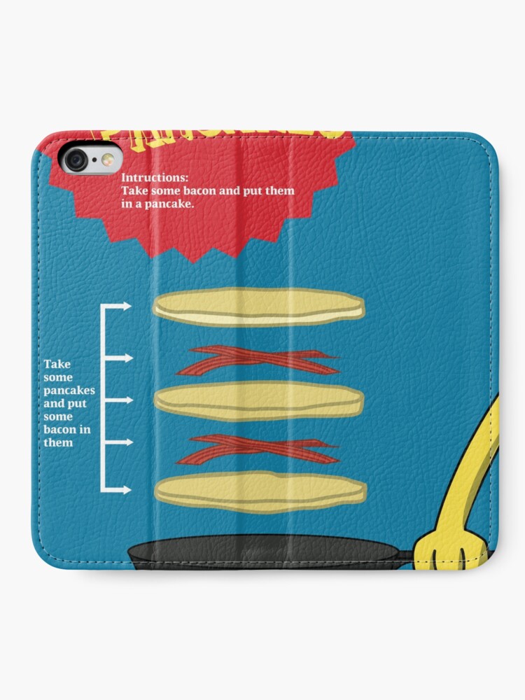 Alternate view of Bacon Pancakes iPhone Wallet