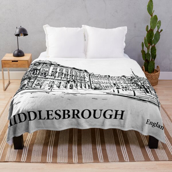 Artikelvorschau, Middlesbrough, England entworfen und verkauft von Lakeric Cityscapes.