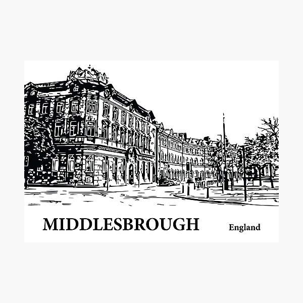 Item preview, Middlesbrough England designed and sold by Lakeric.