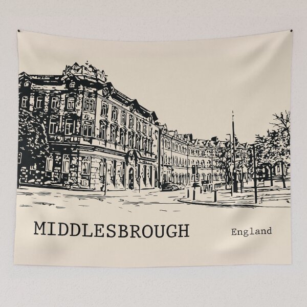 Item preview, Middlesbrough England designed and sold by Lakeric Cityscapes.