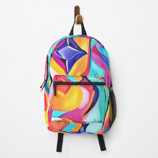 Item preview, Neon Geometric Fusion Art designed and sold by Health And Fitness Posts e-Store.