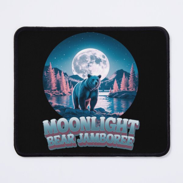 Item preview, Bears night - Bears night bright light - Moonlight bear jamboree designed and sold by JansenGS.