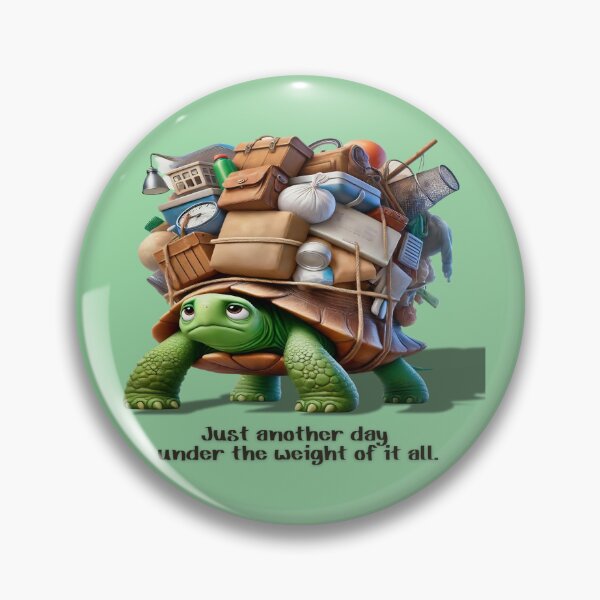 Artikelvorschau, Just Another Day – Überladene Schildkrötenkunst entworfen und verkauft von gleefulme.