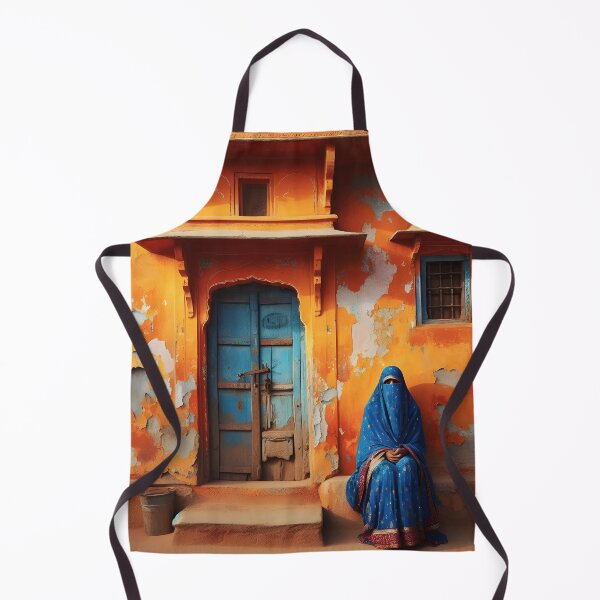 Artikelvorschau, Blau und Orange, Indien entworfen und verkauft von scottanderson2.