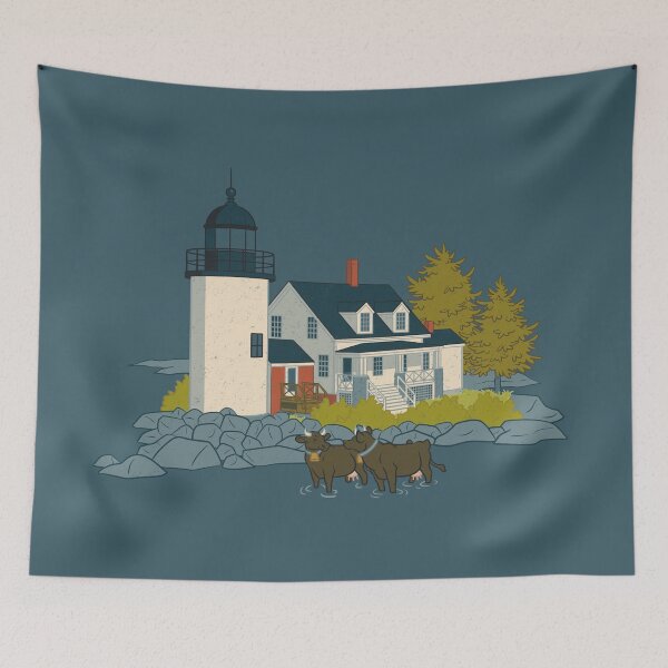 Item preview, Blue Hill Bay Light designed and sold by JadaFitch.