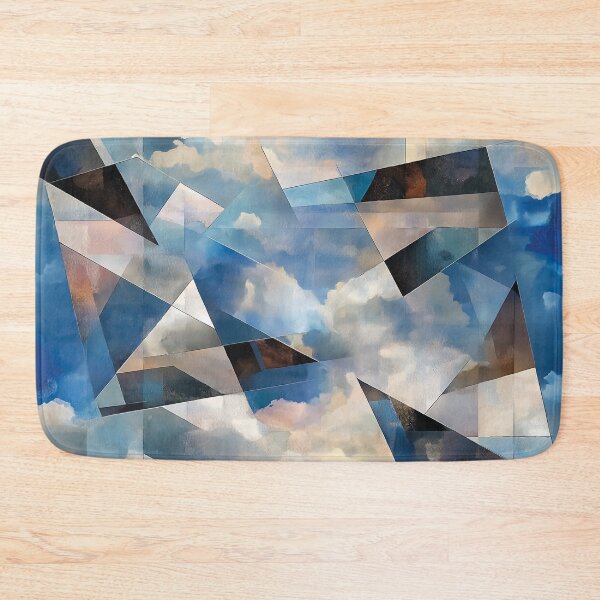 Item preview, A surreal design where geometric structures emerge from and blend seamlessly with the clouds. designed and sold by HEMRO.