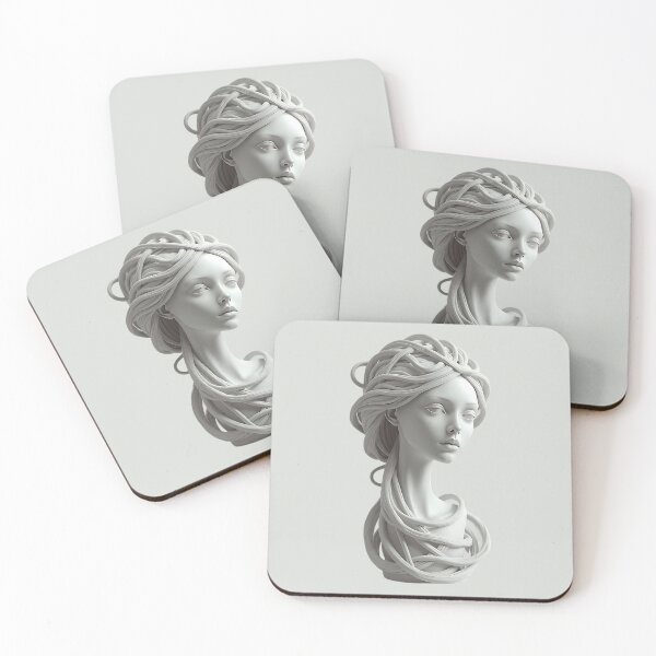 Item preview, Surreal Sculpture: Twisting Hair of Elegance designed and sold by Pickmash.