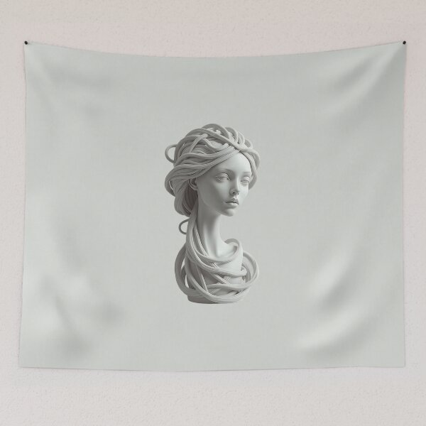 Item preview, Surreal Sculpture: Twisting Hair of Elegance designed and sold by Pickmash.