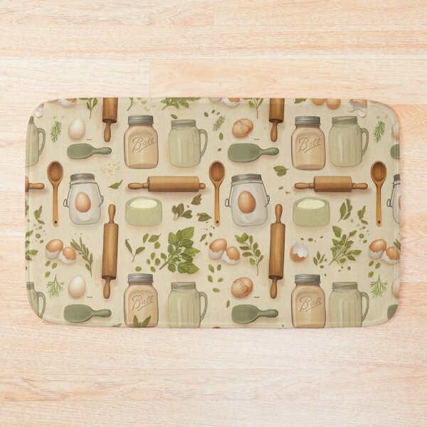 Item preview, Rustic Kitchen Essentials Pattern designed and sold by MySignatureItems.