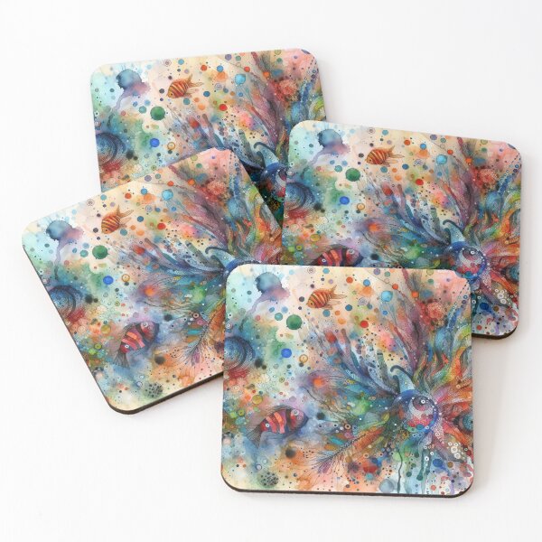 Item preview, Vibrant Underwater Dreamscape designed and sold by Yas_oma.