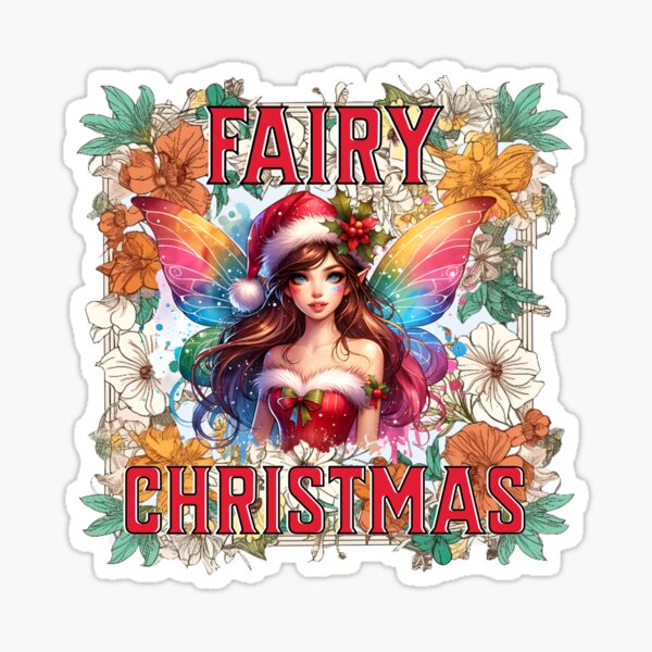 Item preview, Christmas Fairy (Brown Hair) designed and sold by I-I-Trading-Co.
