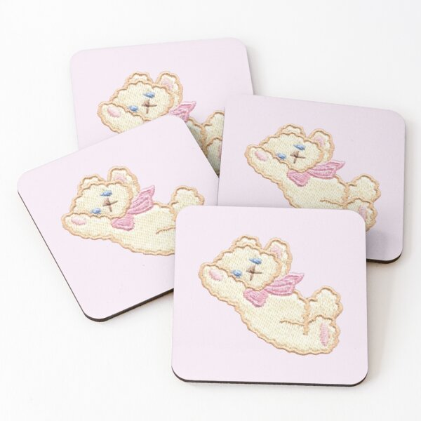 Item preview, Pink Coquette Embroidered Bear designed and sold by jugglingelephant.