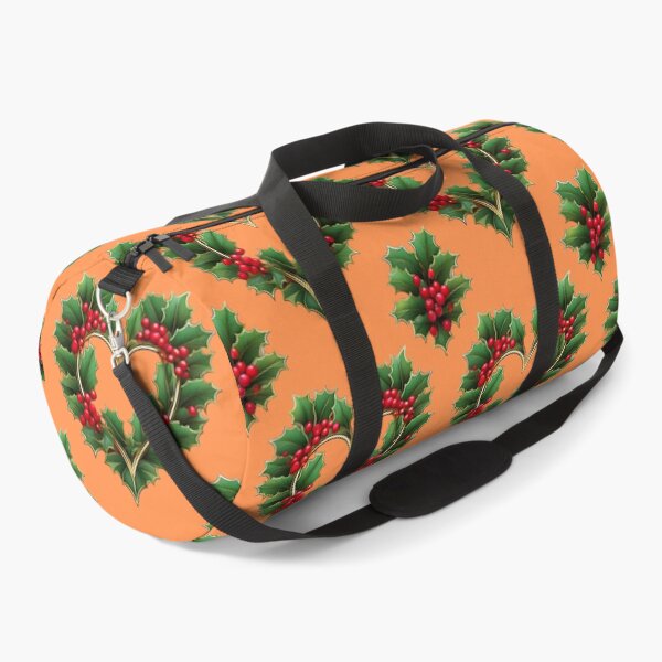 Item preview, Holly Heartthrob: A bold and passionate pattern with vibrant hearts made from holly leaves, perfect for a dramatic and eye-catching design. designed and sold by Grang Art Artistic Designs.