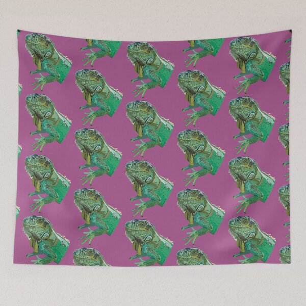 Item preview, G is for Green Iguana , Green Iguana – Vibrant Arboreal Reptile Wildlife Illustration designed and sold by PrettylittlepastelUk.