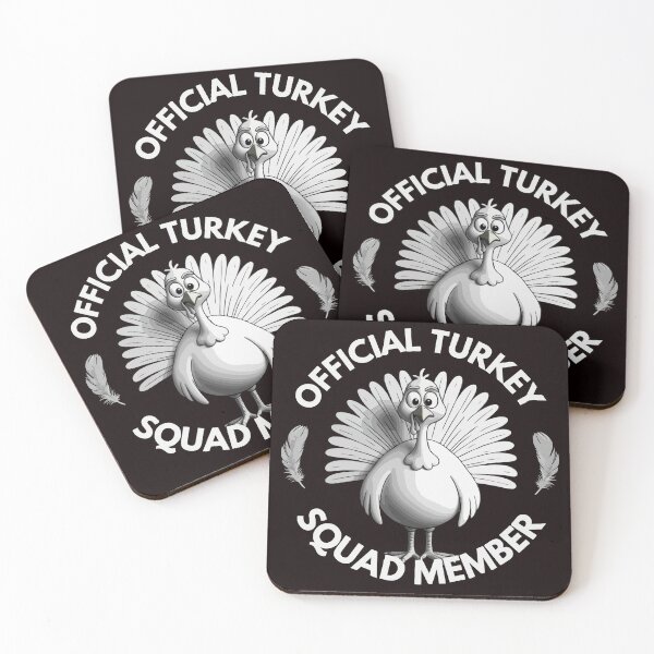 Item preview, Official Turkey Squad Member - Thanksgiving Day designed and sold by MSMPrintDesign.