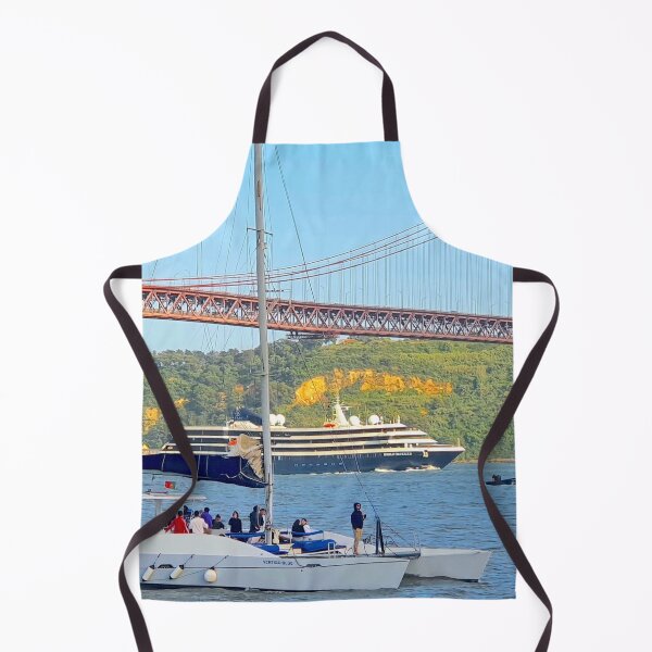 Item preview, the bridge and river life. Tejo. Lisbon designed and sold by Tereza Pilar Art.