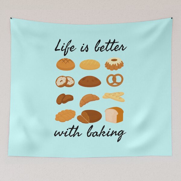 Item preview, Life is Better With Baking Funny Baker designed and sold by HappyArts90.