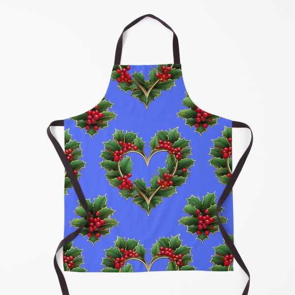 Item preview, Holly Heartbeat: A sentimental pattern with hearts made from holly leaves, expressing love and gratitude. designed and sold by Grang Art Artistic Designs.