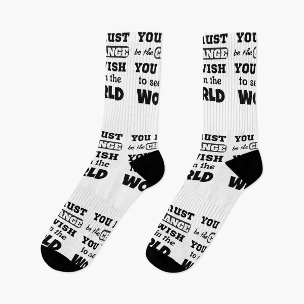 Item preview, You Must Be The Change You Wish To See In The World designed and sold by Knowledge Kraft.