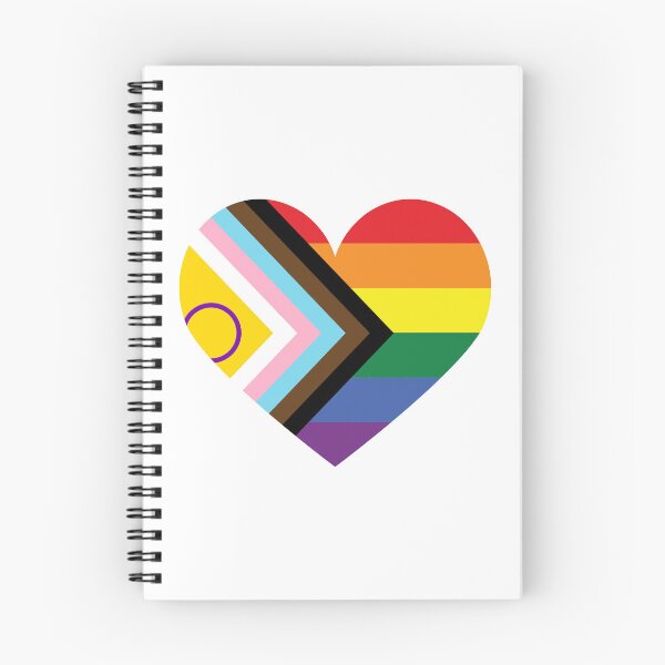Item preview, Progress Pride Flag - Intersex Inclusive - Heart Love designed and sold by InclusivePrints.