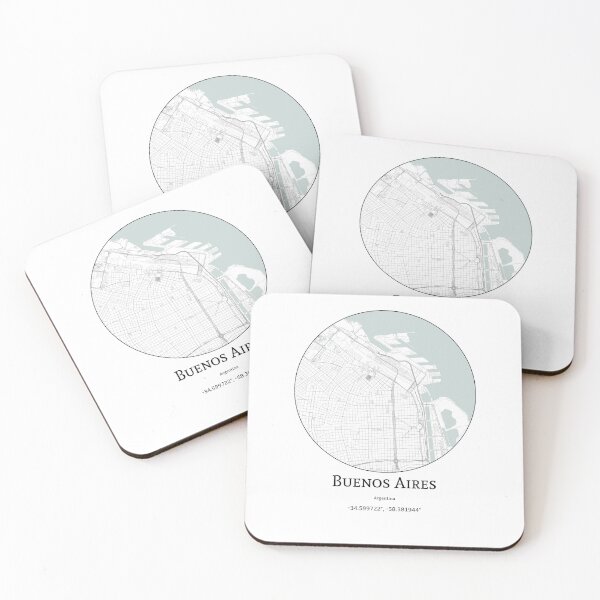 Item preview, Topography of Buenos Aires designed and sold by JohnnysHeath.