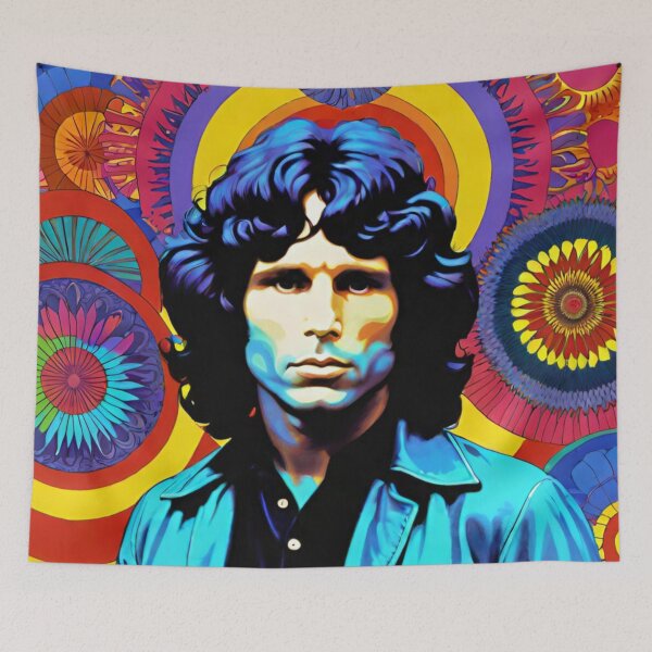 Item preview, Jim Morrison Psychedelic | The Doors | The American Poet designed and sold by TheAmericanPoet.