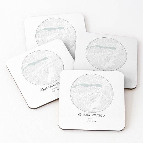 Item preview, Topography of Ouagadougou designed and sold by JohnnysHeath.