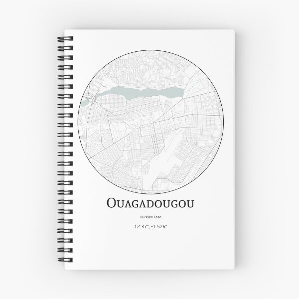 Item preview, Topography of Ouagadougou designed and sold by JohnnysHeath.