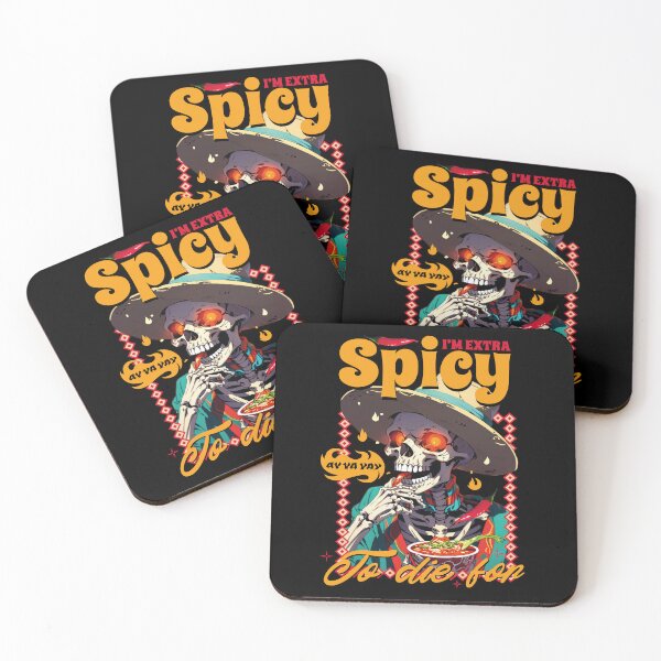 Item preview, Extra Spicy Skeleton Chili Lover designed and sold by DrawHandArt.