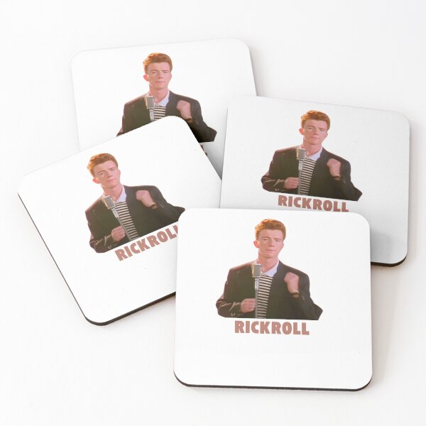 Item preview, Never Gonna Give Up Rickroll designed and sold by LunaLoop.