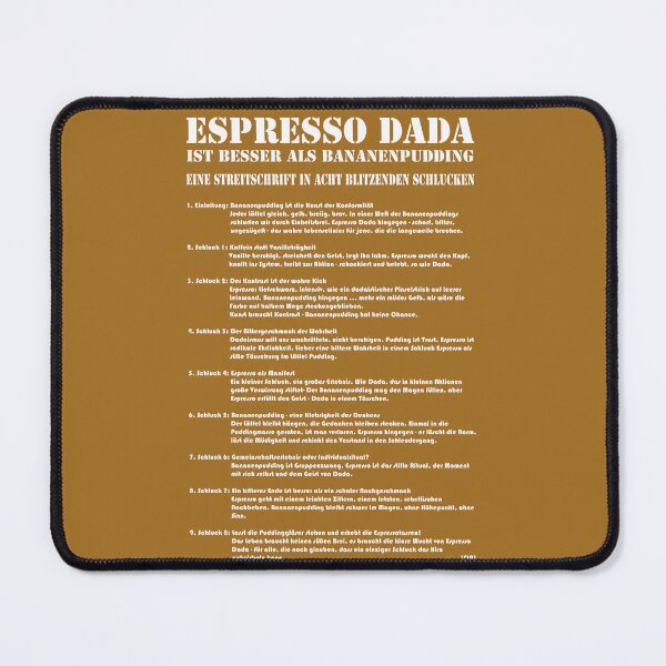 Item preview, Espresso Dada designed and sold by Rainer Kristuf.