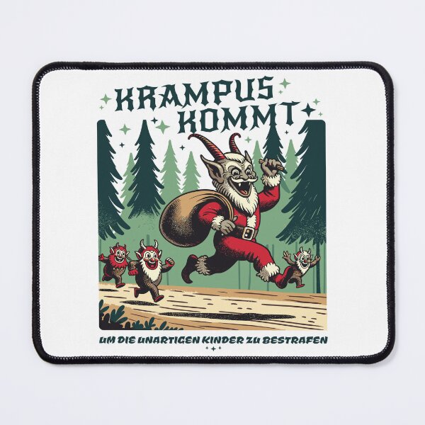 Item preview, Krampus Kommt - Vintage Christmas Folklore designed and sold by DrawHandArt.