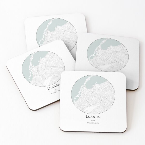 Item preview, Topography of Luanda designed and sold by JohnnysHeath.