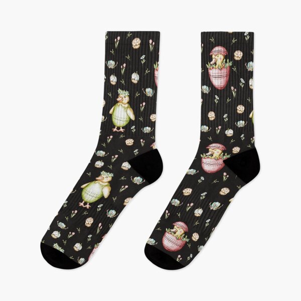 Item preview, Seamless pattern design Easter bunnies and ducks designed and sold by NelenaArt.