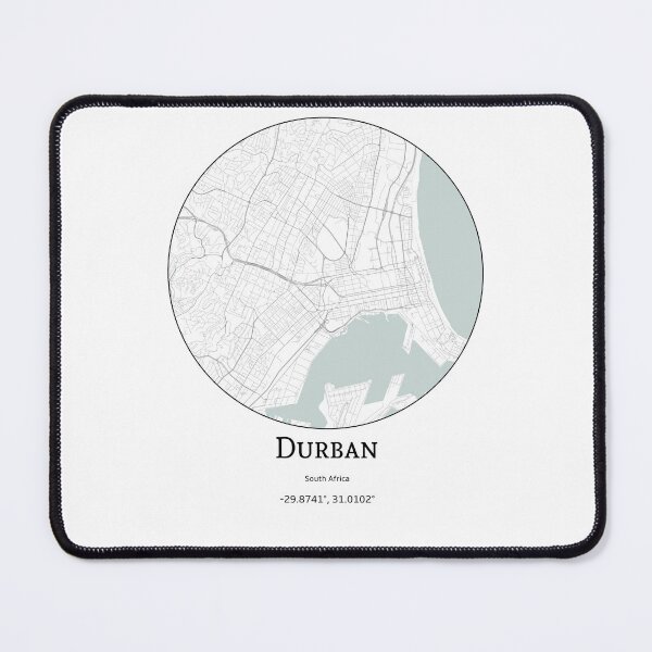 Item preview, Topography of Durban designed and sold by JohnnysHeath.