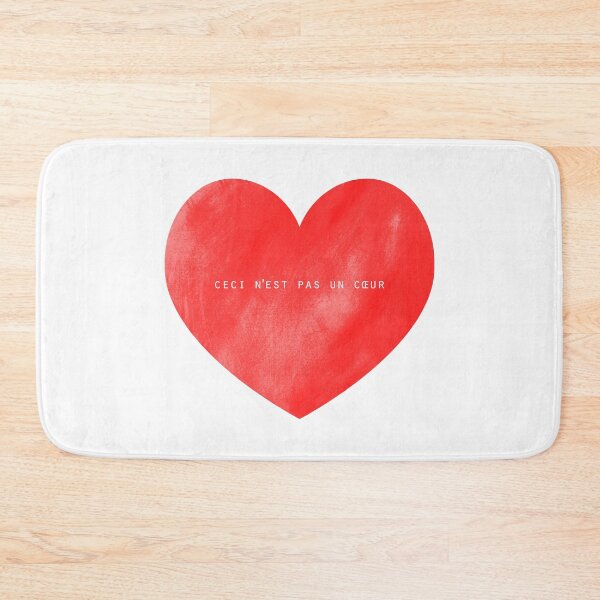 Item preview, Ceci n'est pas un coeur (This is not a heart) designed and sold by about:blank Shop.