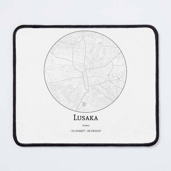 Item preview, Topography of Lusaka designed and sold by JohnnysHeath.