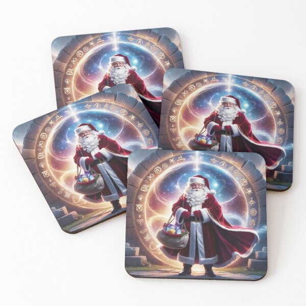 Item preview, Santa's Cosmic Voyage - Santa Claus art designed and sold by eXtraHumans.