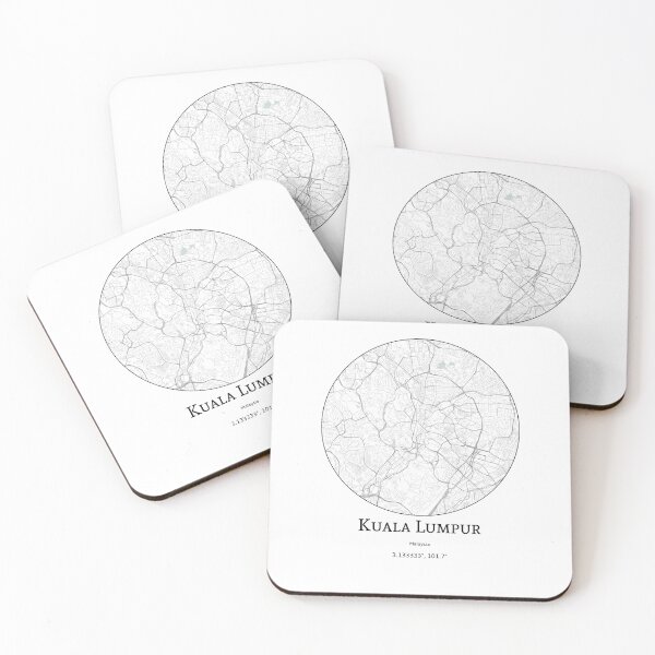 Item preview, Topography of Kuala Lumpur designed and sold by JohnnysHeath.