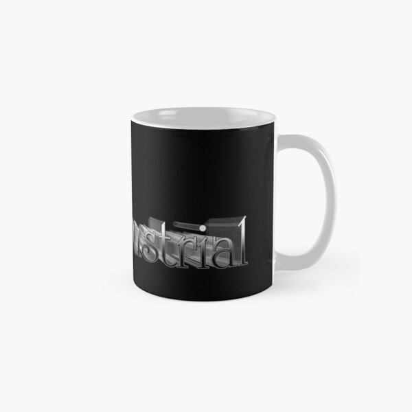 Industrial Engineer Flare Typography Artwork Classic Mug