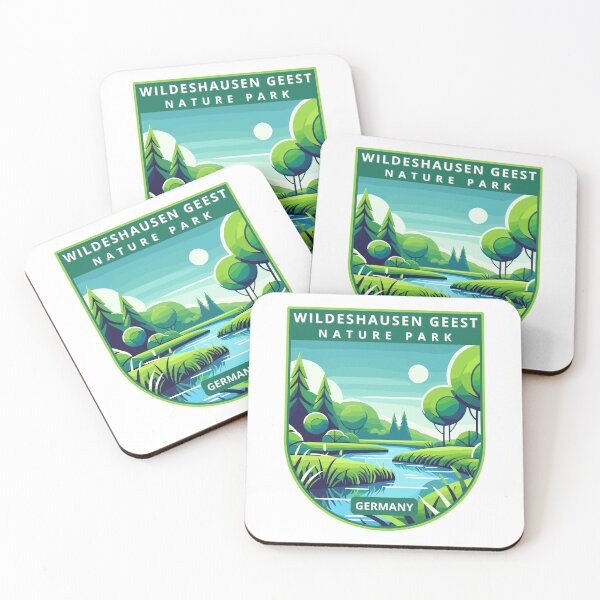 Item preview, Retro Wildeshausen Geest Nature Park designed and sold by MaateoDesign.