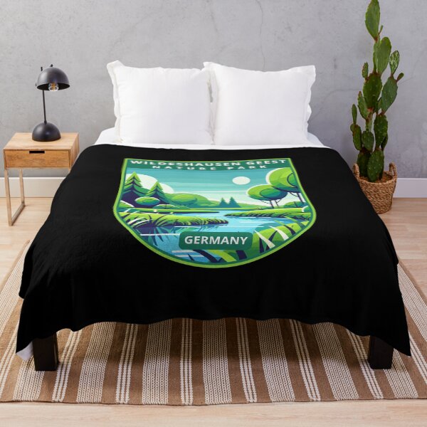 Item preview, Retro Wildeshausen Geest Nature Park designed and sold by MaateoDesign.