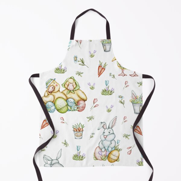 Item preview, Seamless pattern design Easter bunnies and ducks designed and sold by NelenaArt.