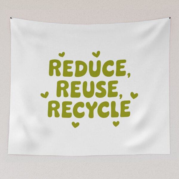 Item preview, Reduce, Reuse, Recycle Environmental Quote designed and sold by ThreeftlyPicks.