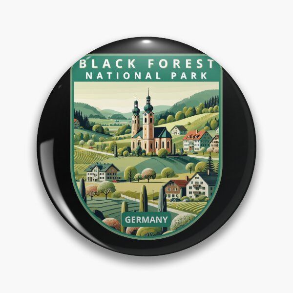 Artikelvorschau, Retro Schwarzwald Nationalpark Schwarzwald entworfen und verkauft von MaateoDesign.