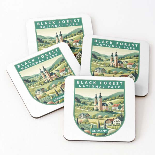 Artikelvorschau, Retro Schwarzwald Nationalpark Schwarzwald entworfen und verkauft von MaateoDesign.